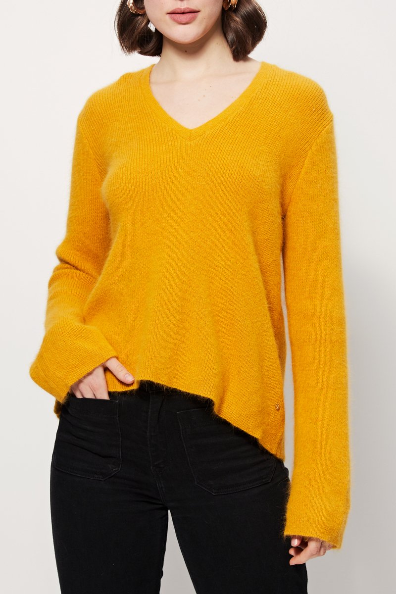 Pull En Angora Murmura - Moutarde