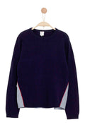 Jersey Bimaterial Mescaly - Azul Marino
