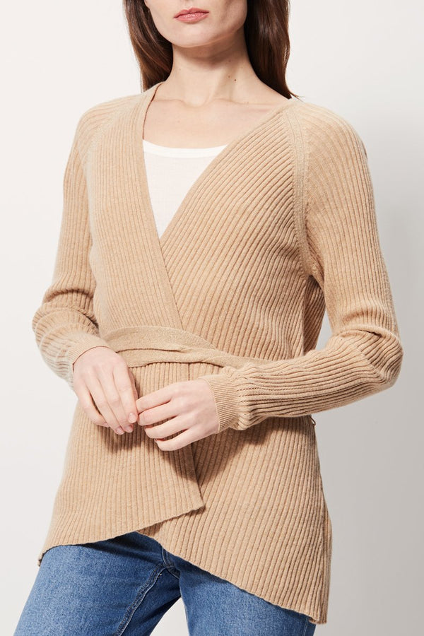 Gilet En Laine Et Cachemire Minesota - Camel