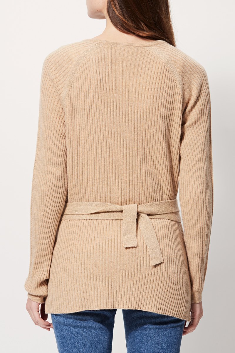 Gilet En Laine Et Cachemire Minesota - Camel