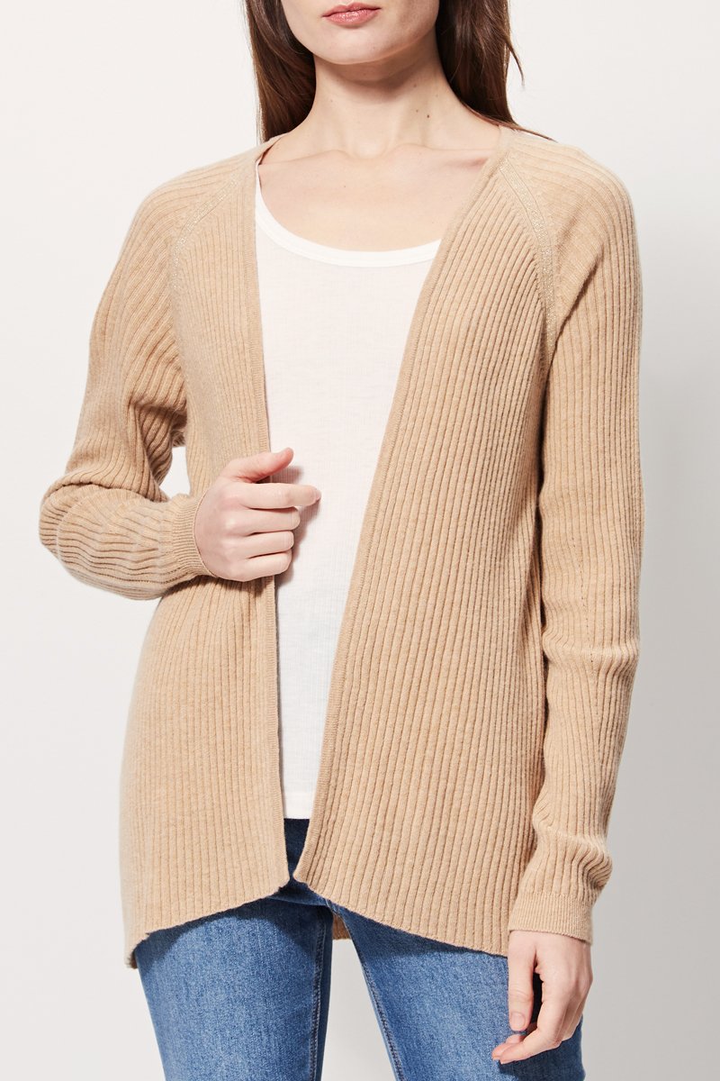 Gilet En Laine Et Cachemire Minesota - Camel