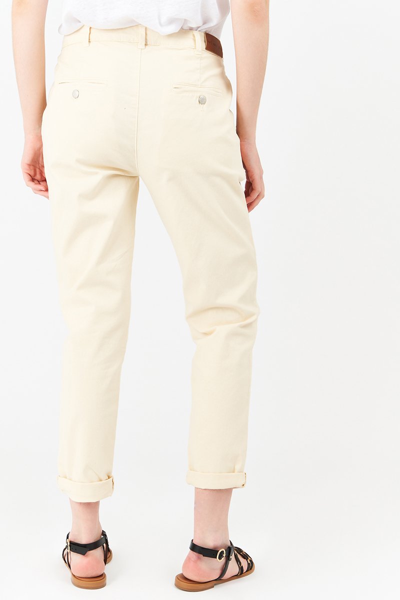 Pantalon Droit - Écru