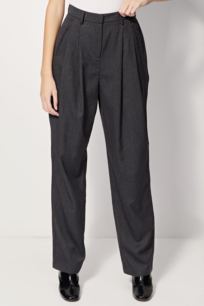 Pantalon Droit Passion - Gris Foncé