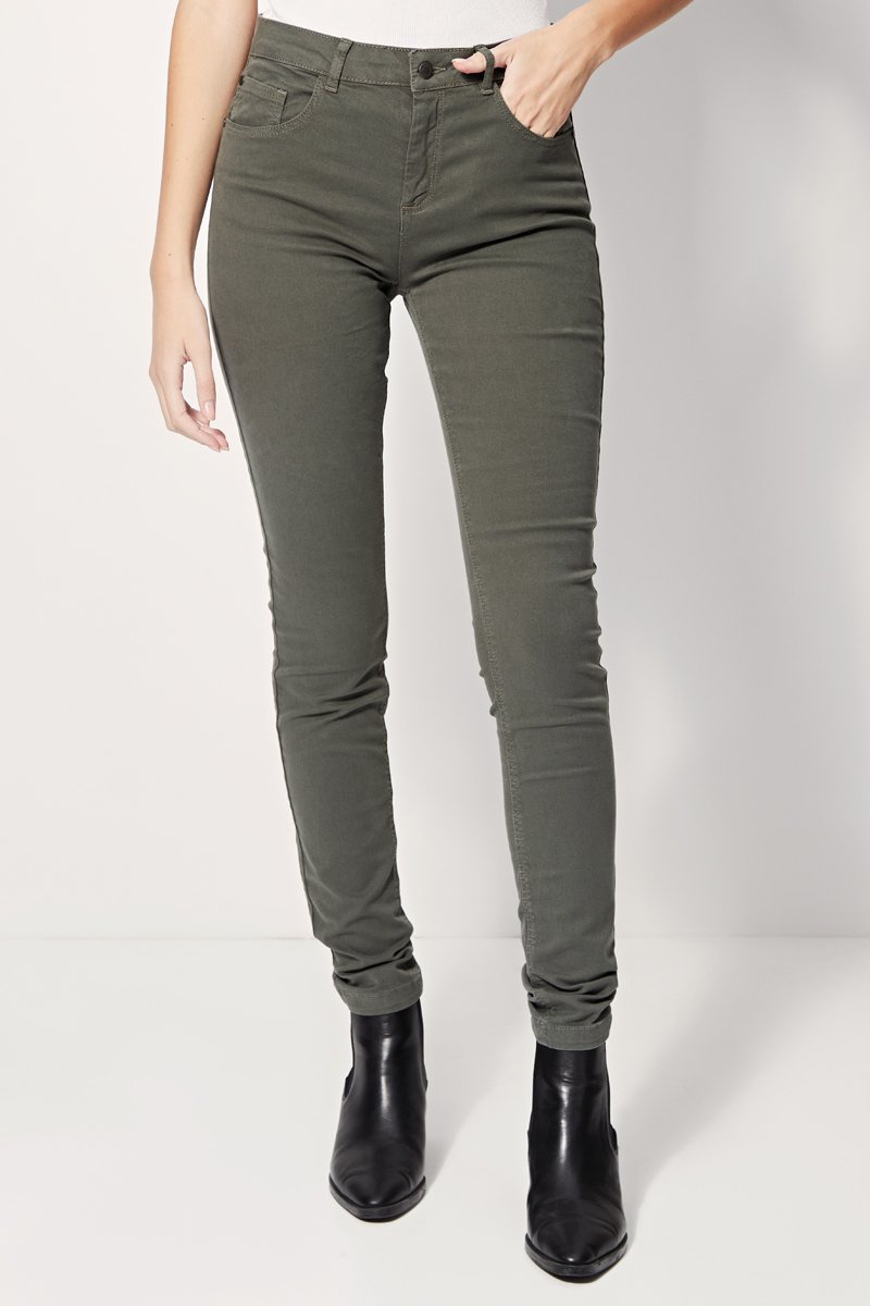 Pantalon Slim Pueblo - Kaki