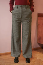 Pantalón recto Peris - Taupe