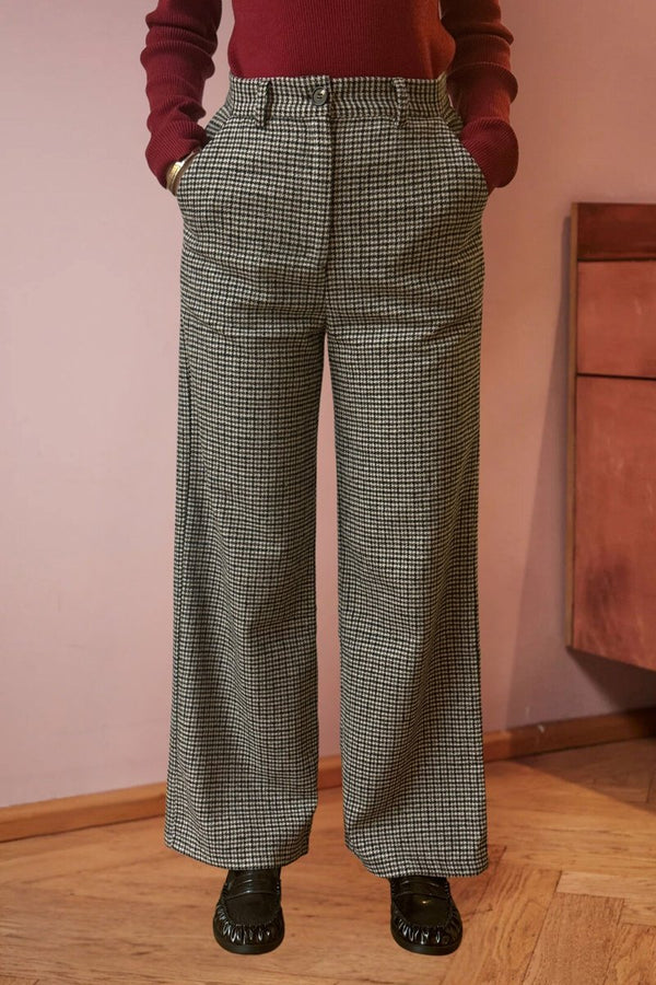 Pantalón recto Peris - Taupe