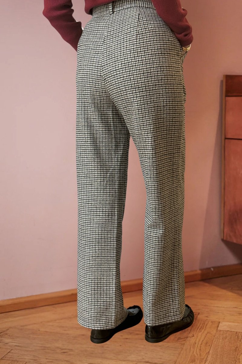 Pantalón recto Peris - Taupe