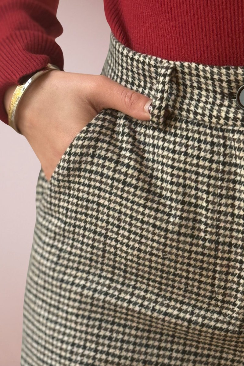 Pantalón recto Peris - Taupe