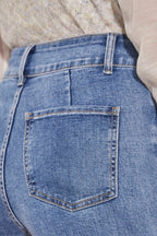 Petra High-Waist Jeans - Navy Blue