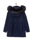 Manteau En Laine Loty - Bleu Marine