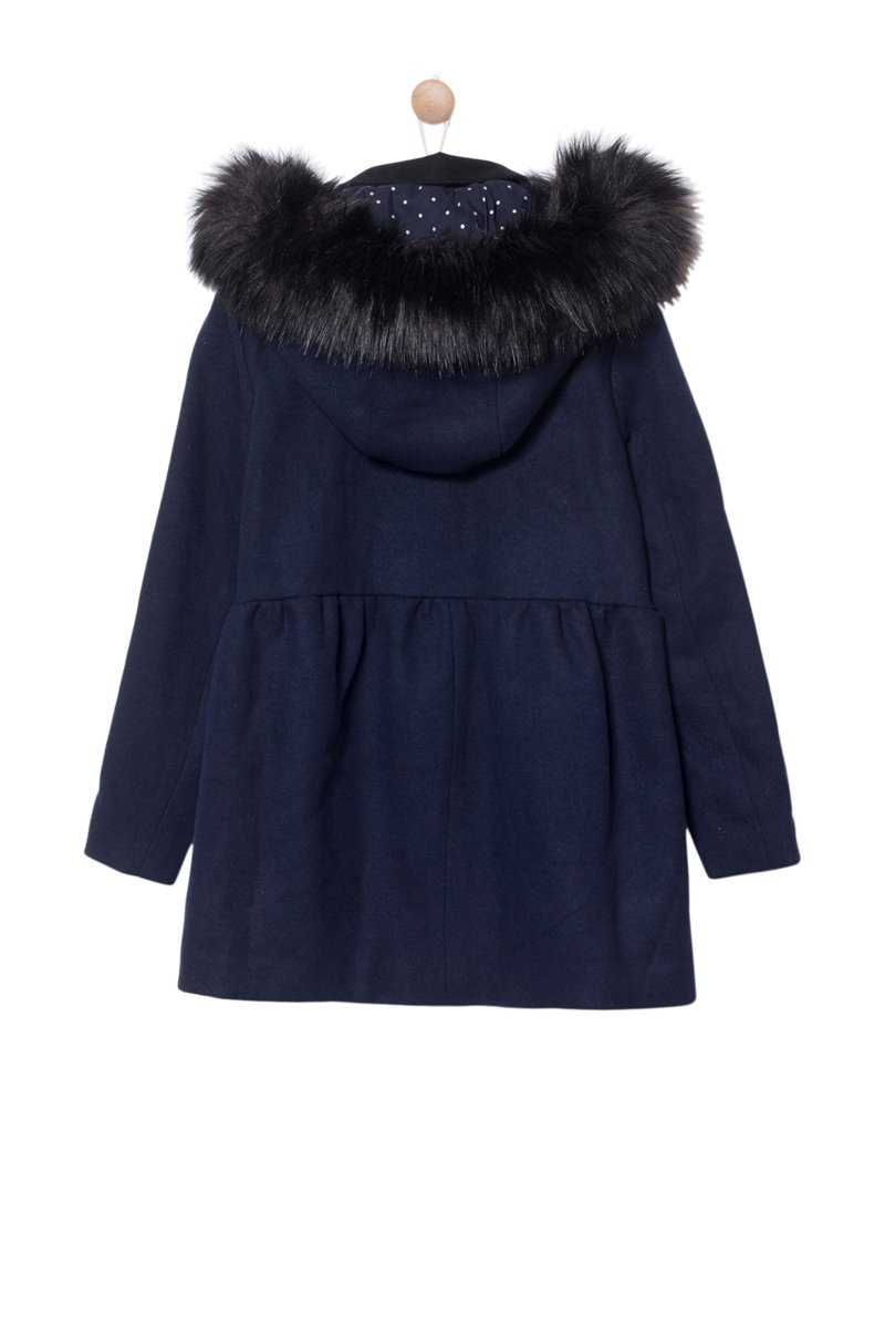 Manteau En Laine Loty - Bleu Marine