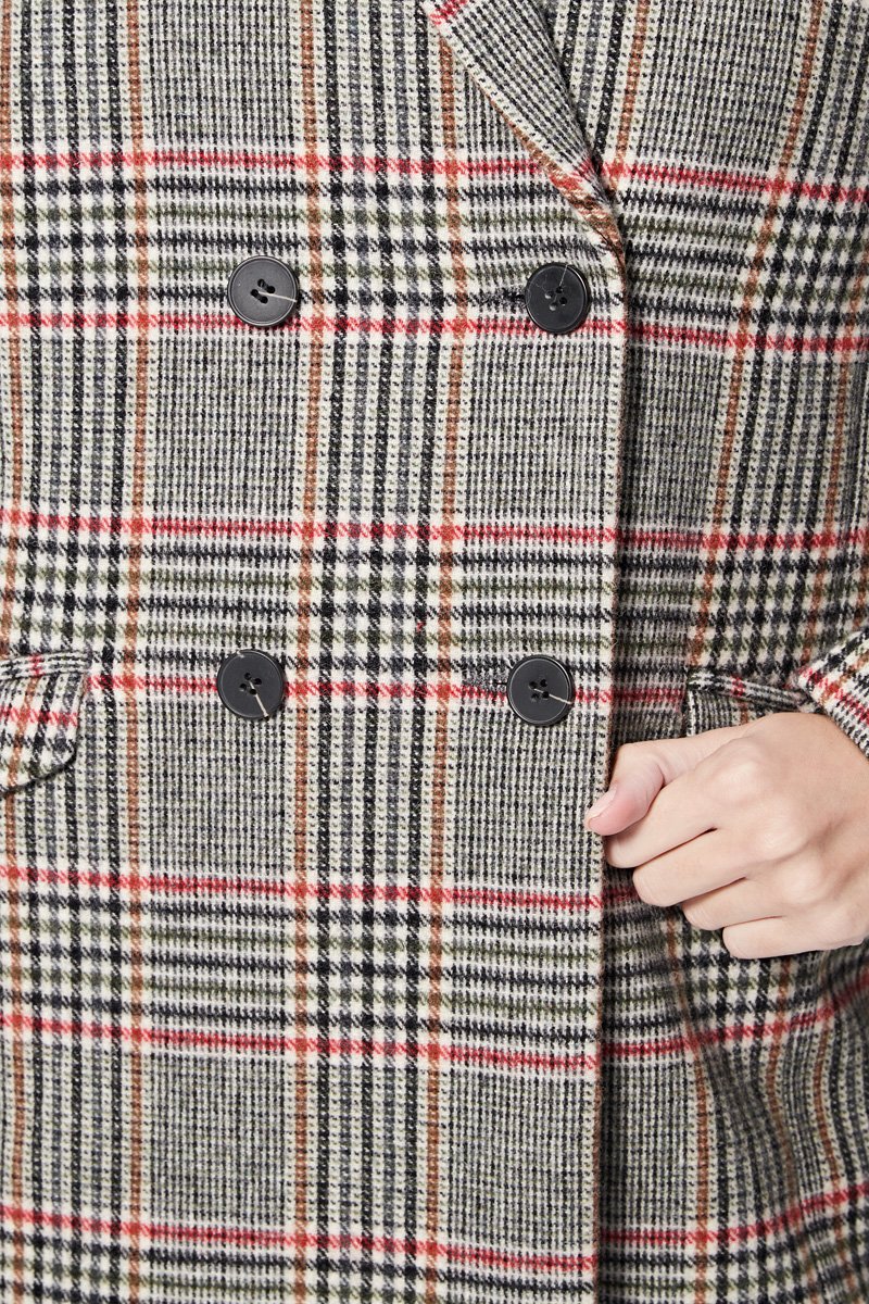 Manteau En Laine Louisiane - Gris