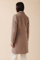 Manteau En Laine Laurent - Taupe