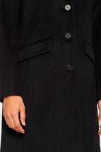 Manteau En Laine Recyclée - Noir