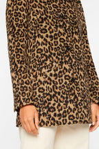 Recycled Wool Coat - Beige and Brown