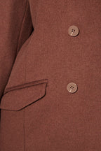 Louisiana Wool Coat - Brown