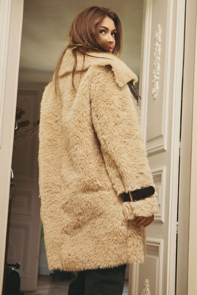 Manteau Toucher Doux Ludivine - Beige