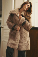 Manteau Toucher Doux Ludivine - Marron Clair