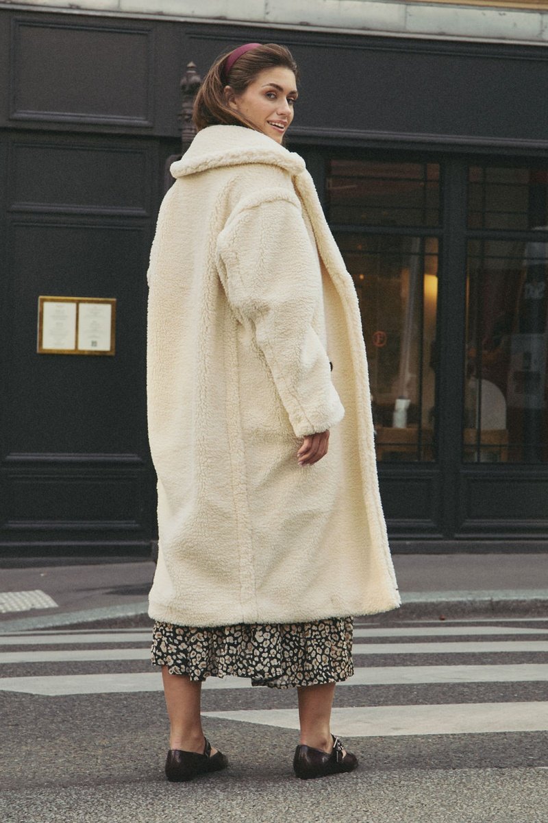 Manteau Laine - Ecru