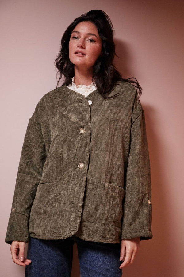 Chaqueta reversible Valet - Caqui