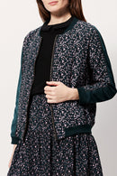 Veste Réversible Vaghera - Bleu Canard Et Noir