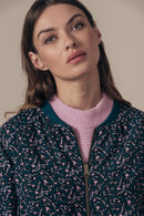 Veste Réversible Vaghera - Bleu Canard Et Noir