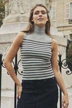 Top Aline - Gris Clair
