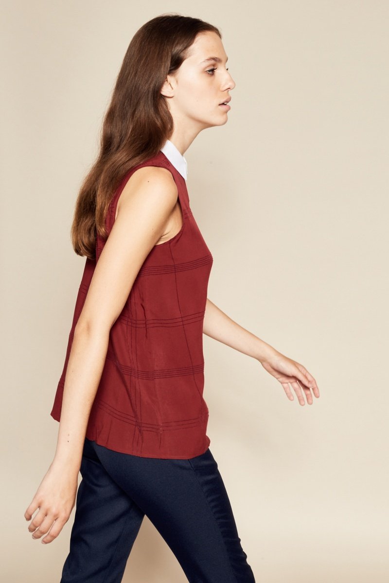 Top Tartan - Bordeaux