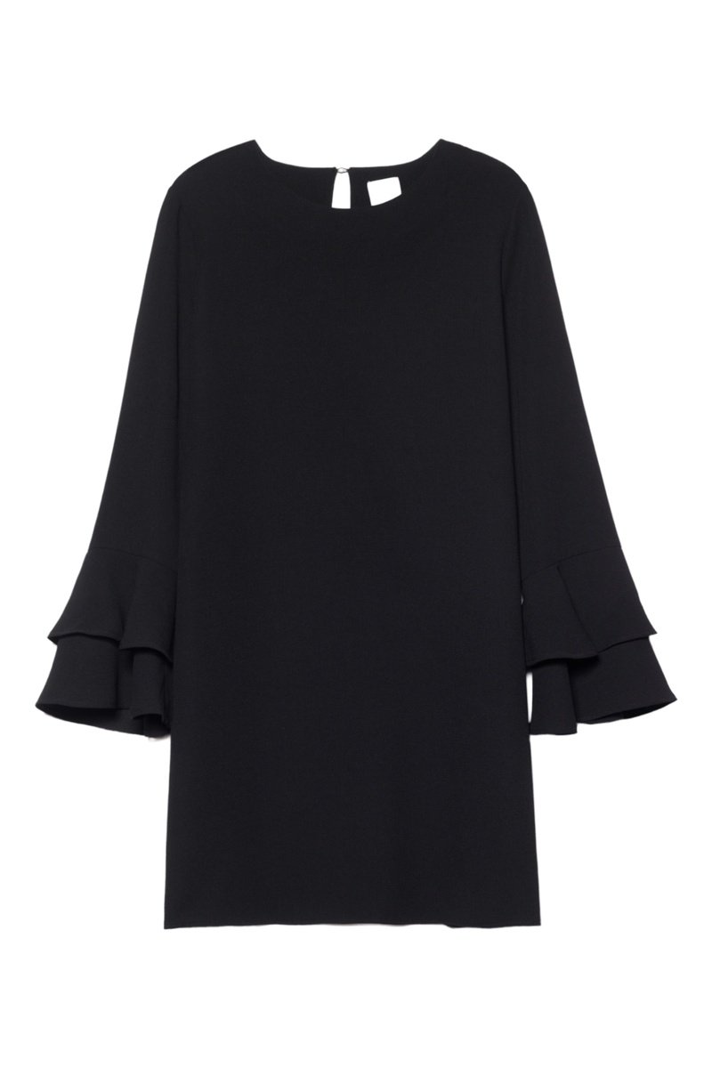 Vestido Recto Rival - Negro