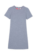 Vestido Recto Rosace - Gris Claro Jaspeado