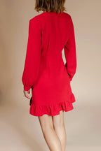 Vestido arcoíris - Rojo