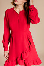 Vestido arcoíris - Rojo