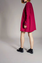 Robe Trapèze Rumba - Rose Foncé