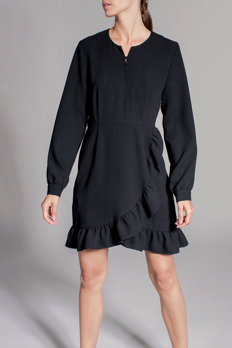 Rainbow Dress - Black