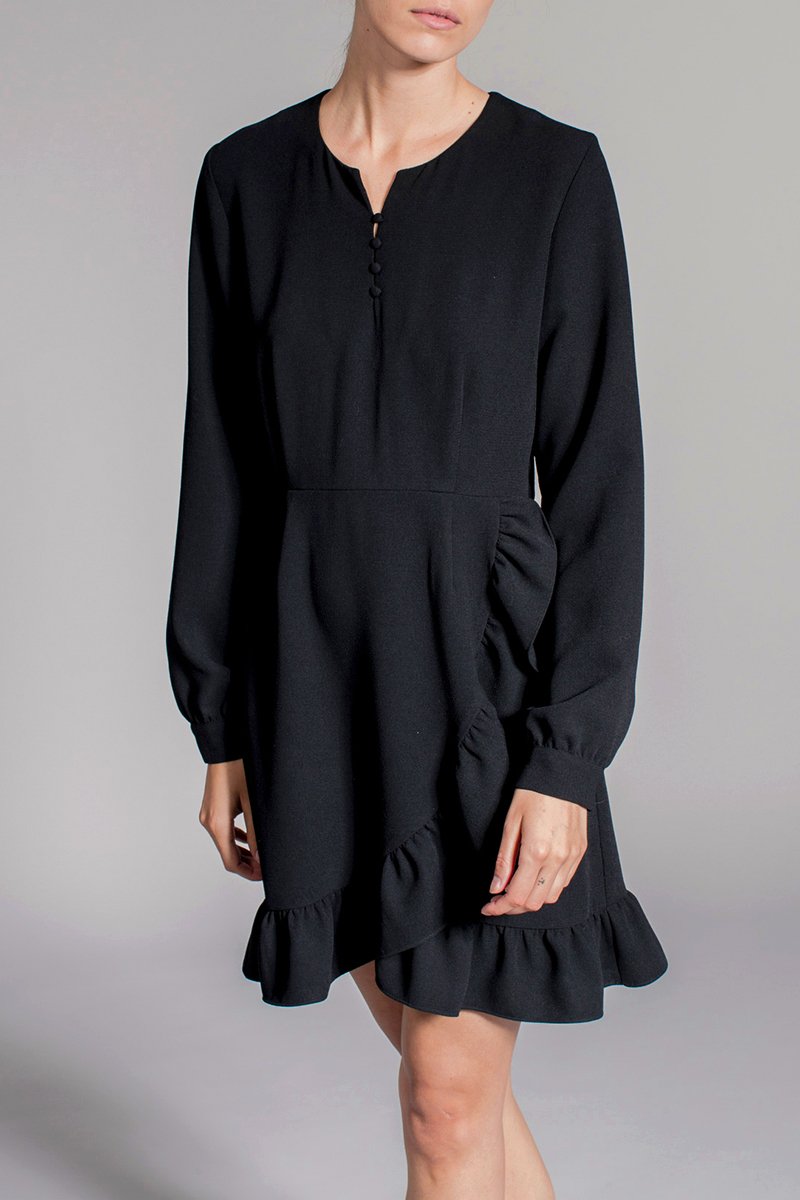 Rainbow Dress - Black