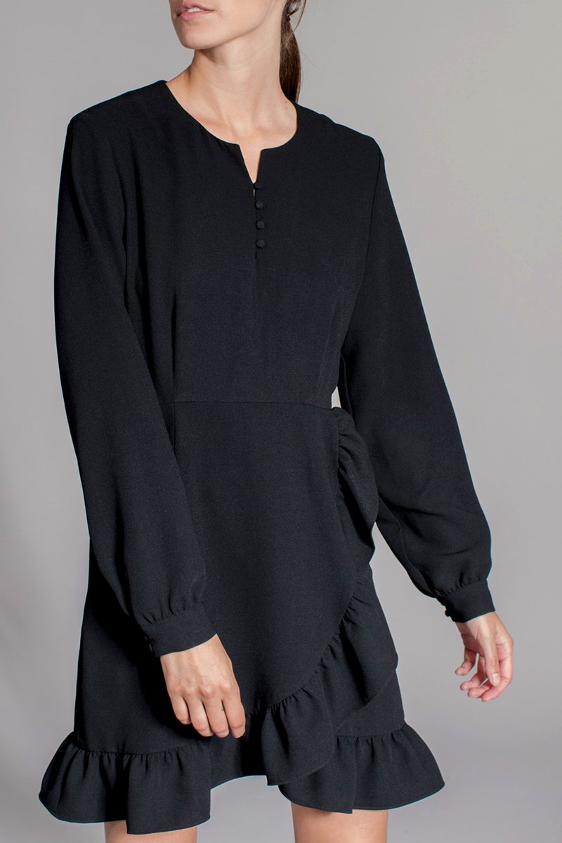 Rainbow Dress - Black