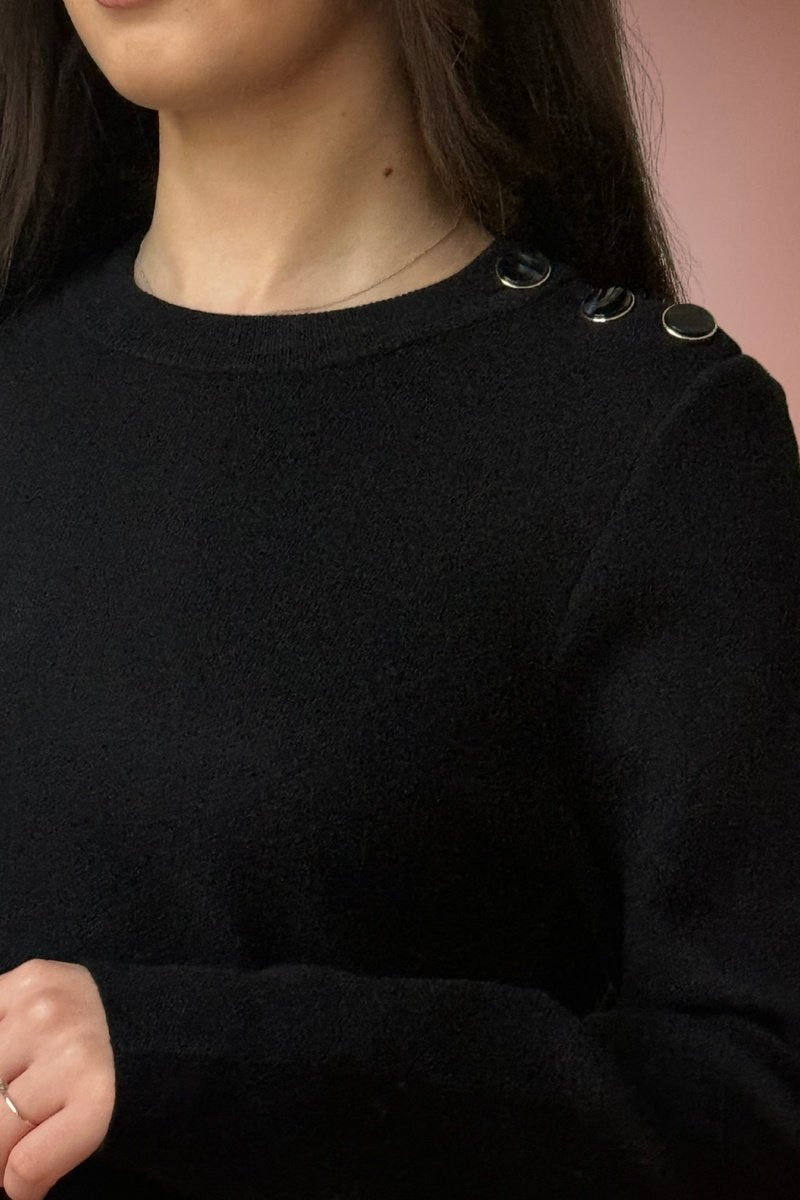 Robe Pull Rachelie - Noir