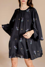 Robe Trapèze Ricola - Noir