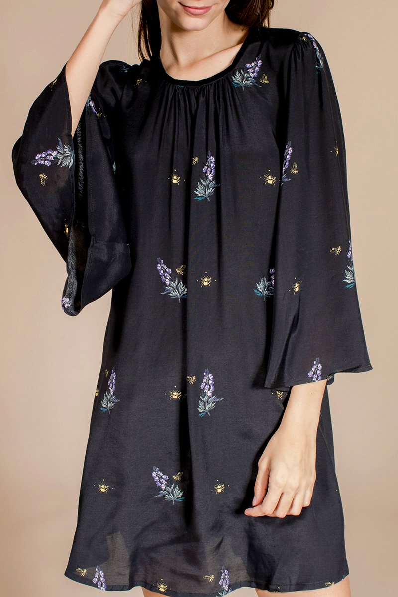 Robe Trapèze Ricola - Noir