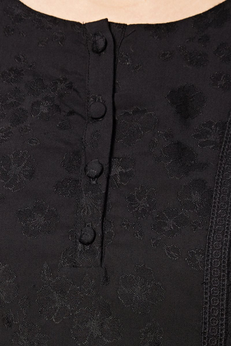 Riotte Straight Dress - Black