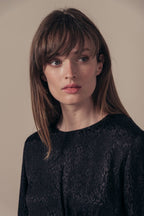 Robine Skater Dress - Black
