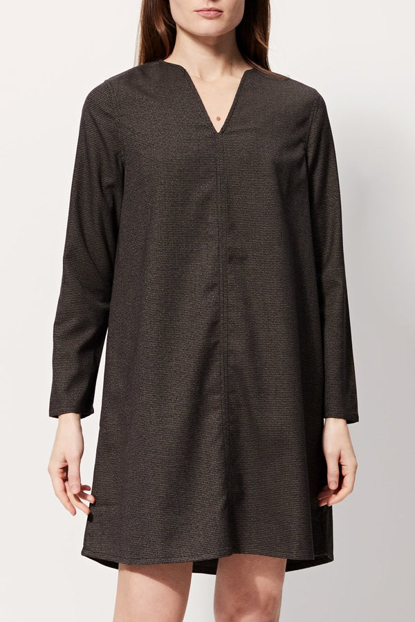 Vestido recto Riolize - Gris oscuro y negro