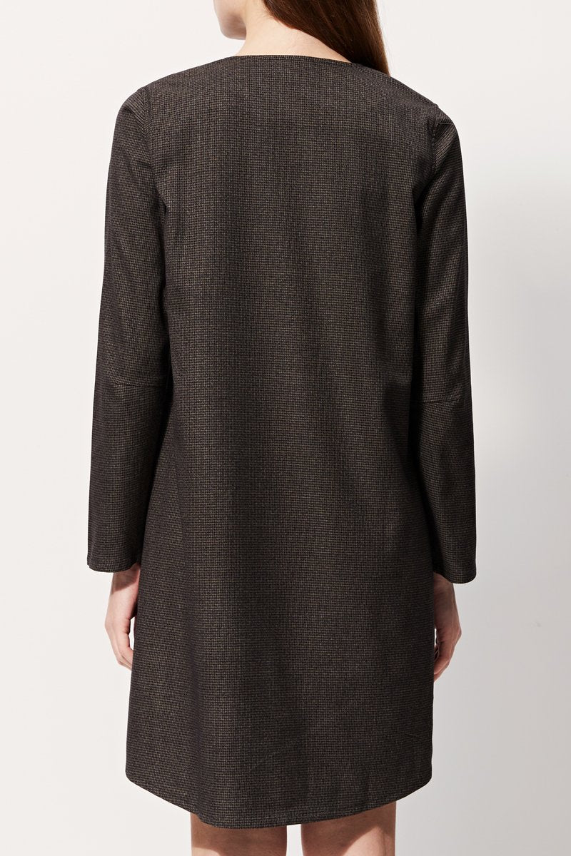 Robe Droite Riolize - Gris Foncé Et Noir