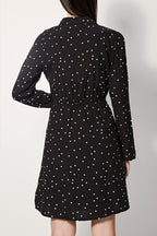 Rogatine Shirt Dress - Black