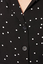 Rogatine Shirt Dress - Black