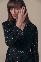 Rogatine Shirt Dress - Black