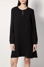 Rignette Low Waist Dress - Black
