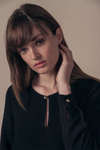 Rignette Low Waist Dress - Black