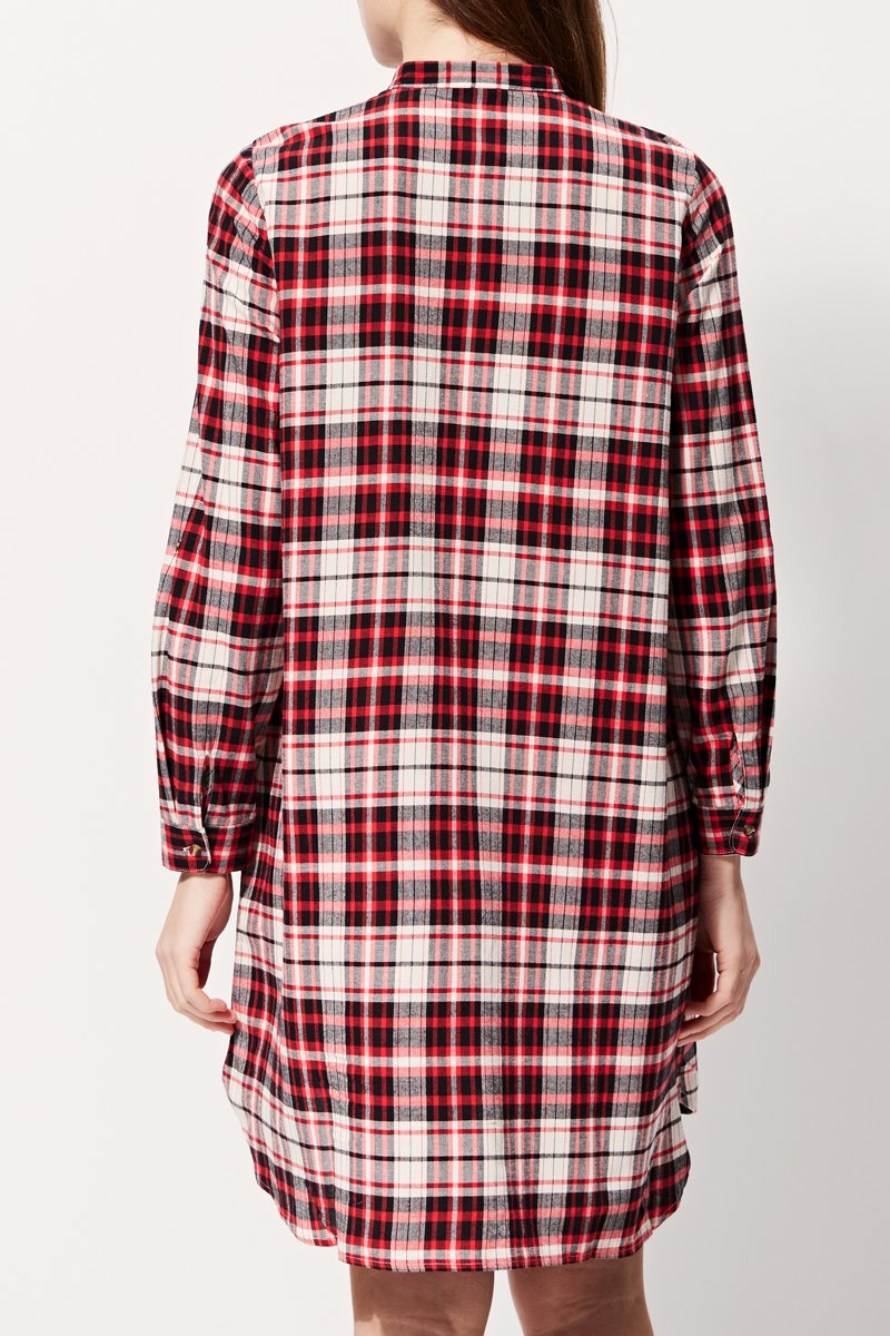 Vestido camisero Rangers - Rojo