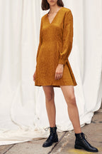 Robe Patineuse - Moutarde